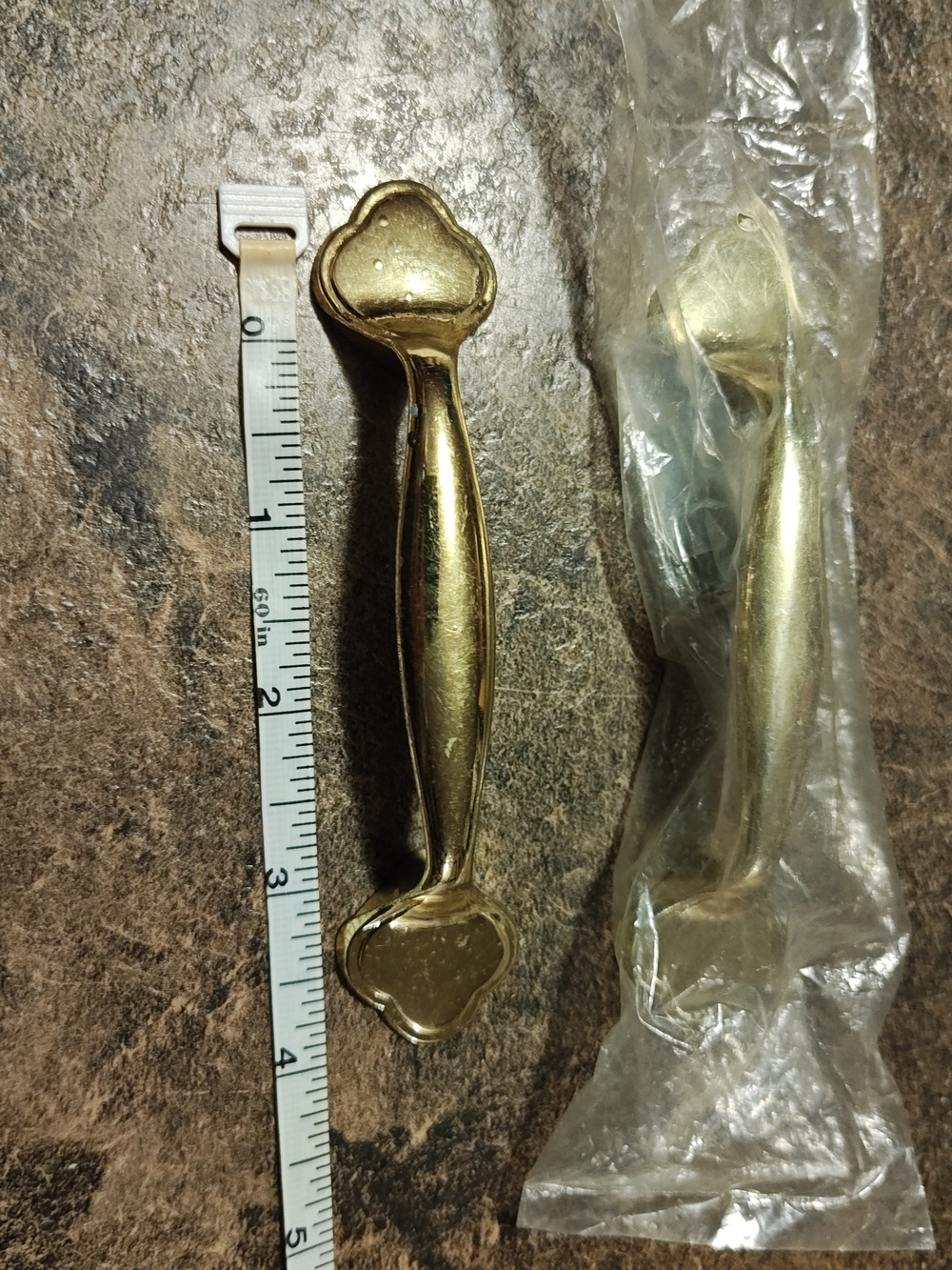 Brass-Style Gold Cabinet Pull - Classic Home Accents Set Of 2